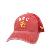 USC Trojans Men's Cardinal SC Interlock Rugged Stack Hat